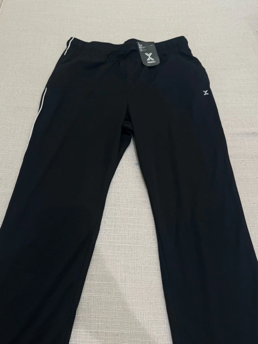 NWT Xersion Girls L 14/16 Black Quick-Dri Athletic Pants